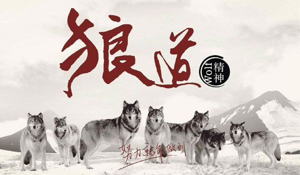 學(xué)習(xí)狼道精神，做好垃圾桶銷售工作